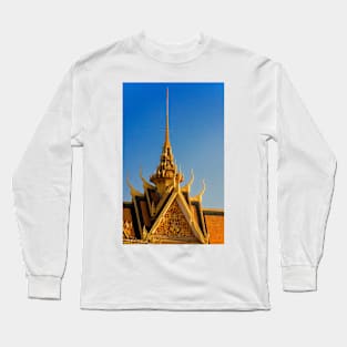 The Roof of the Silver Pagoda, Phenom Penh Long Sleeve T-Shirt